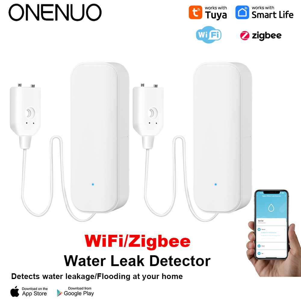Home Security Tools - Sensor Air WiFi/Zigbee Tuya Alarm Kebocoran