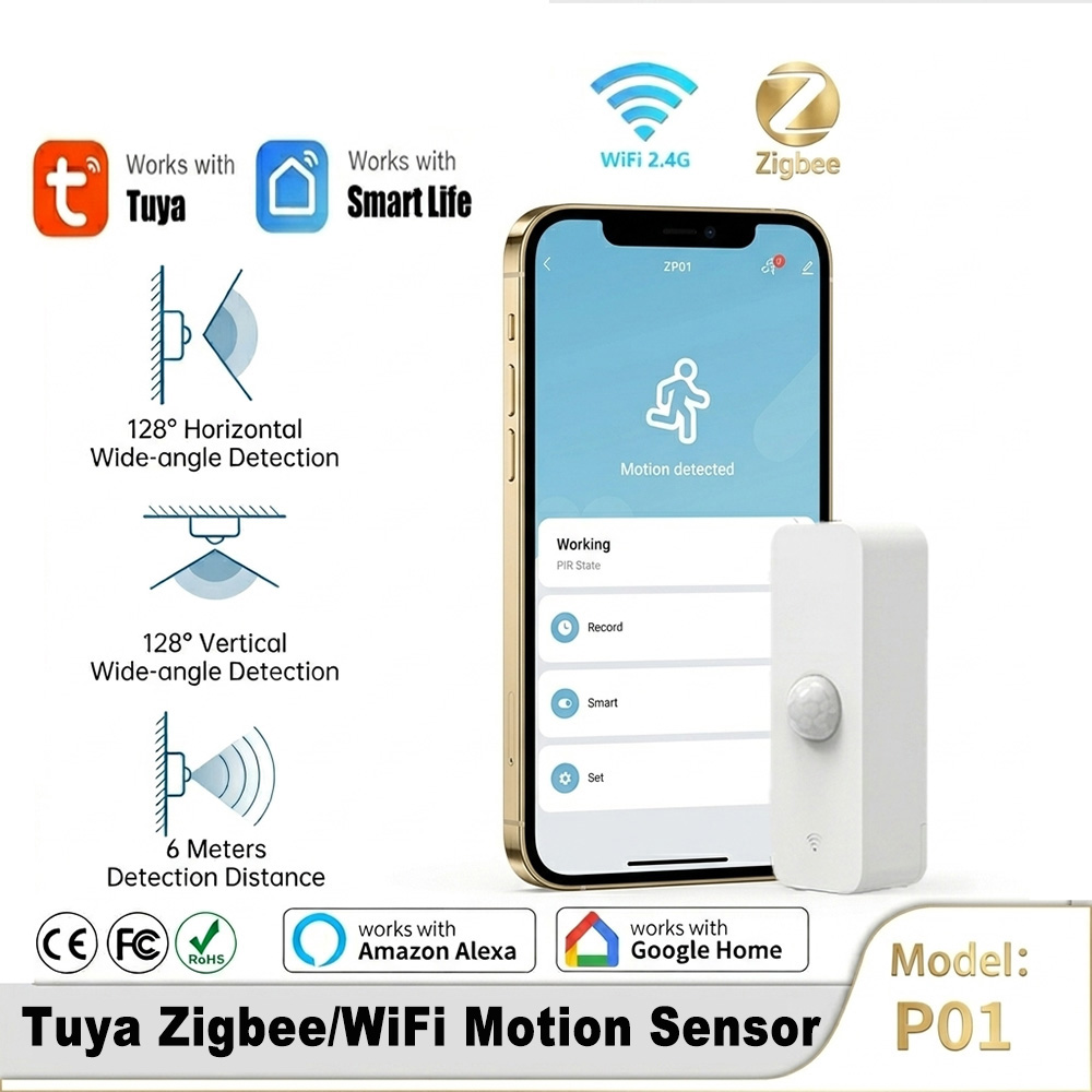 Home Security Tools - Sensor Gerak PIR Cerdas WiFi Zigbee
