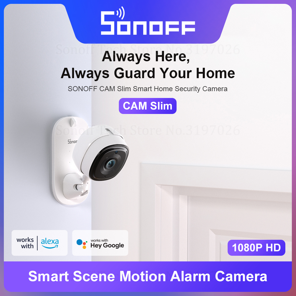 Home Security Devices - SONOFF kamera IOT Wi-Fi HD 1080P,
