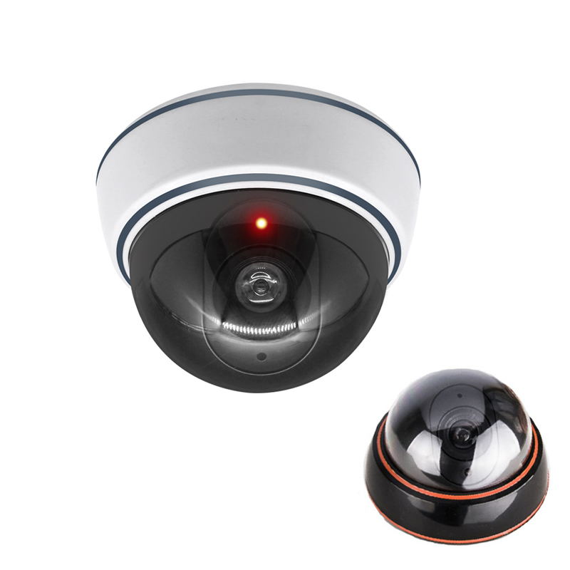 Home Security Officer - Kamera Kubah Palsu Hitam/Putih Kreatif Simulasi