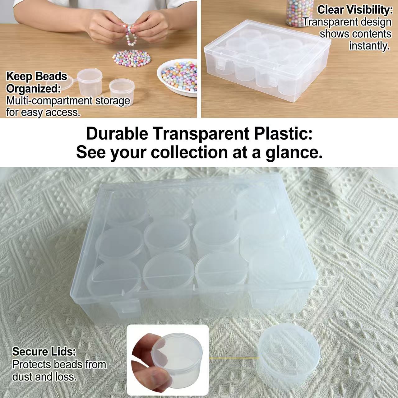 12-Pack Kotak Penyimpanan Mani - Home Security Officer ulasan dan harga