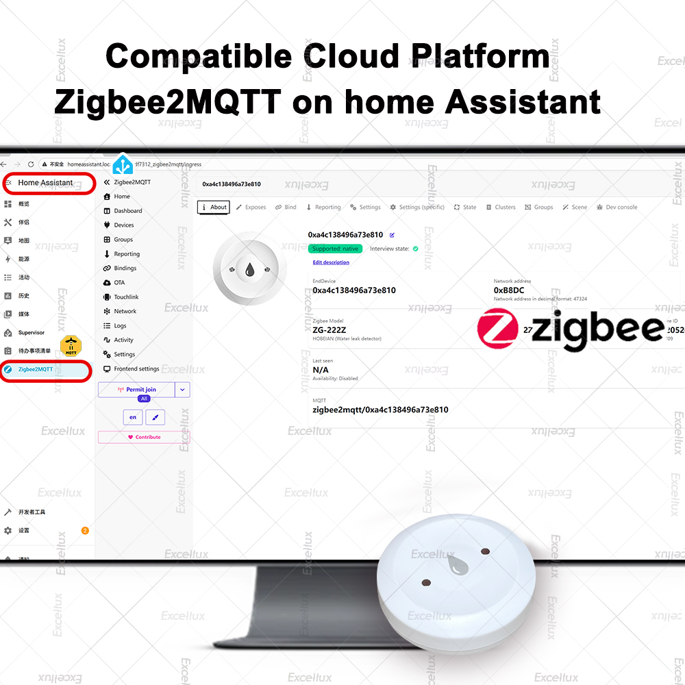 Zigbee Detektor Air Sensor Keb - Home Security Tools ulasan dan harga