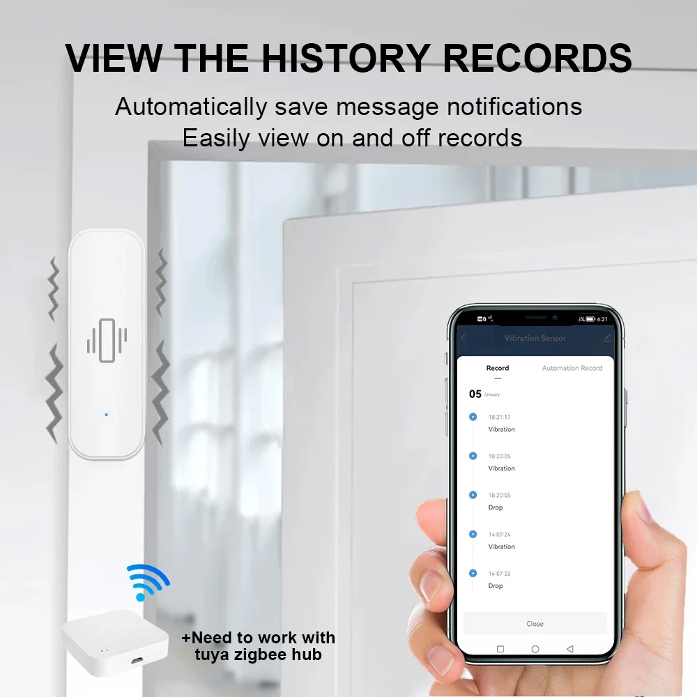 Aplikasi Sensor Getaran ZigBee - Home Security Tools ulasan dan harga