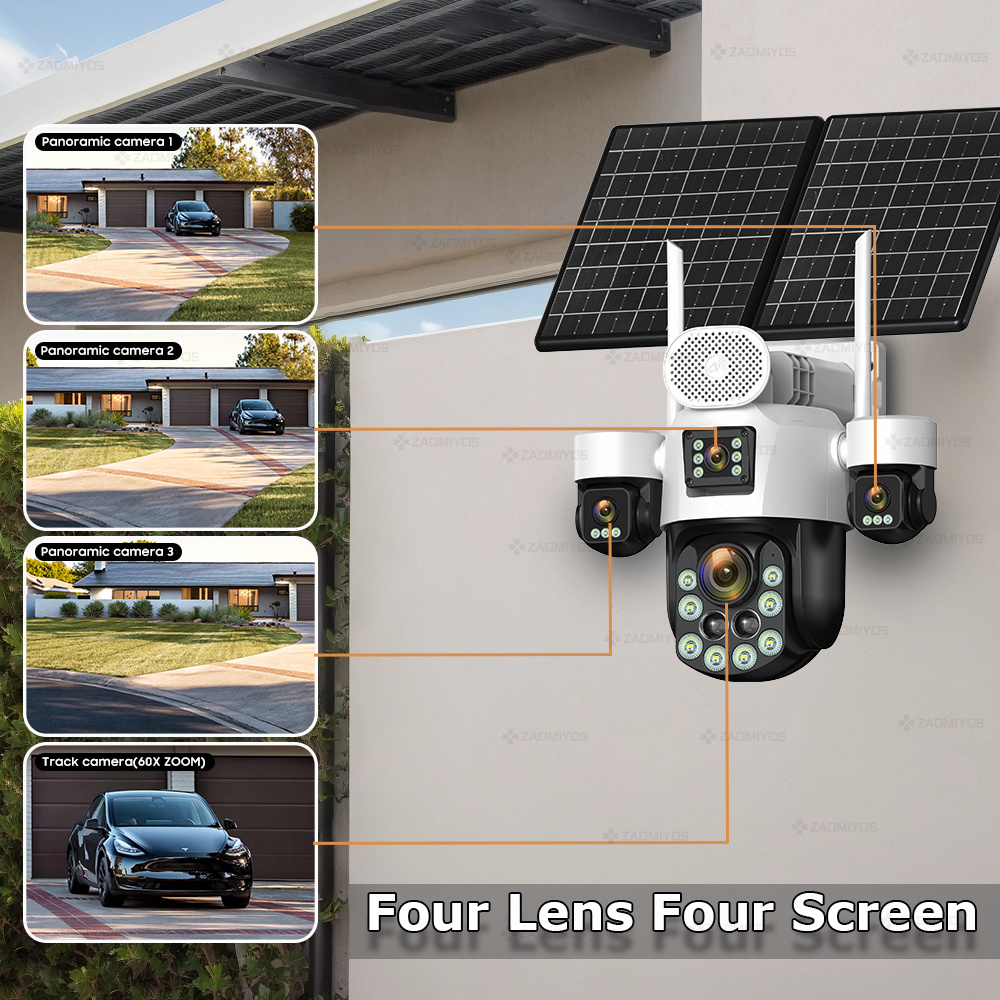 4 Lensa Luar Ruangan 360 °   K - Home Security Tools ulasan dan harga