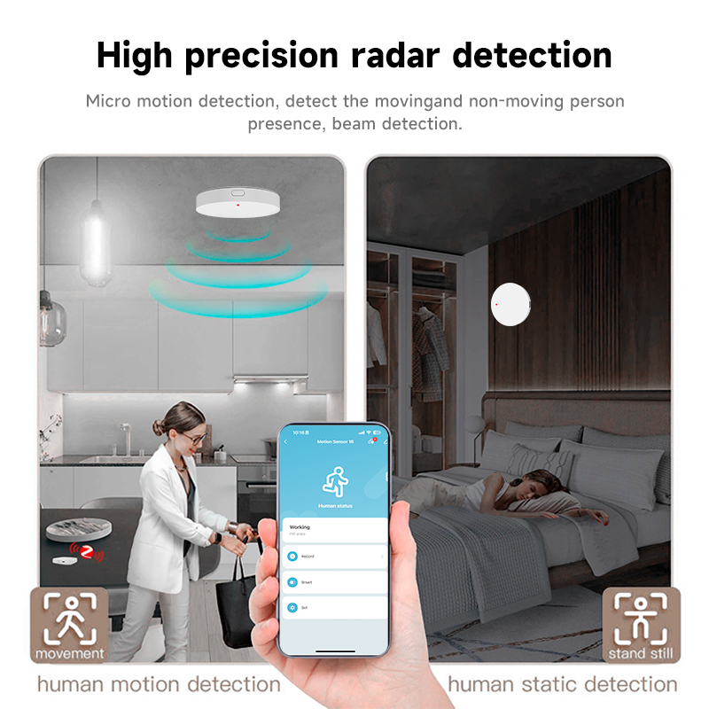 Tuya Zigbee 3.0 24GHz MmWave D - Home Security Tools ulasan dan harga