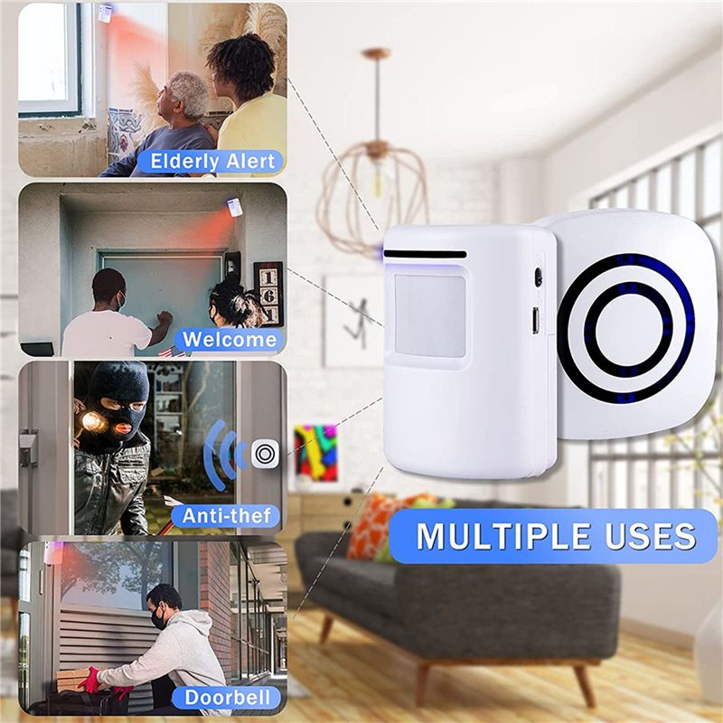 A01F-Sistem Alarm Sensor Gerak - Home Security Systems ulasan dan harga