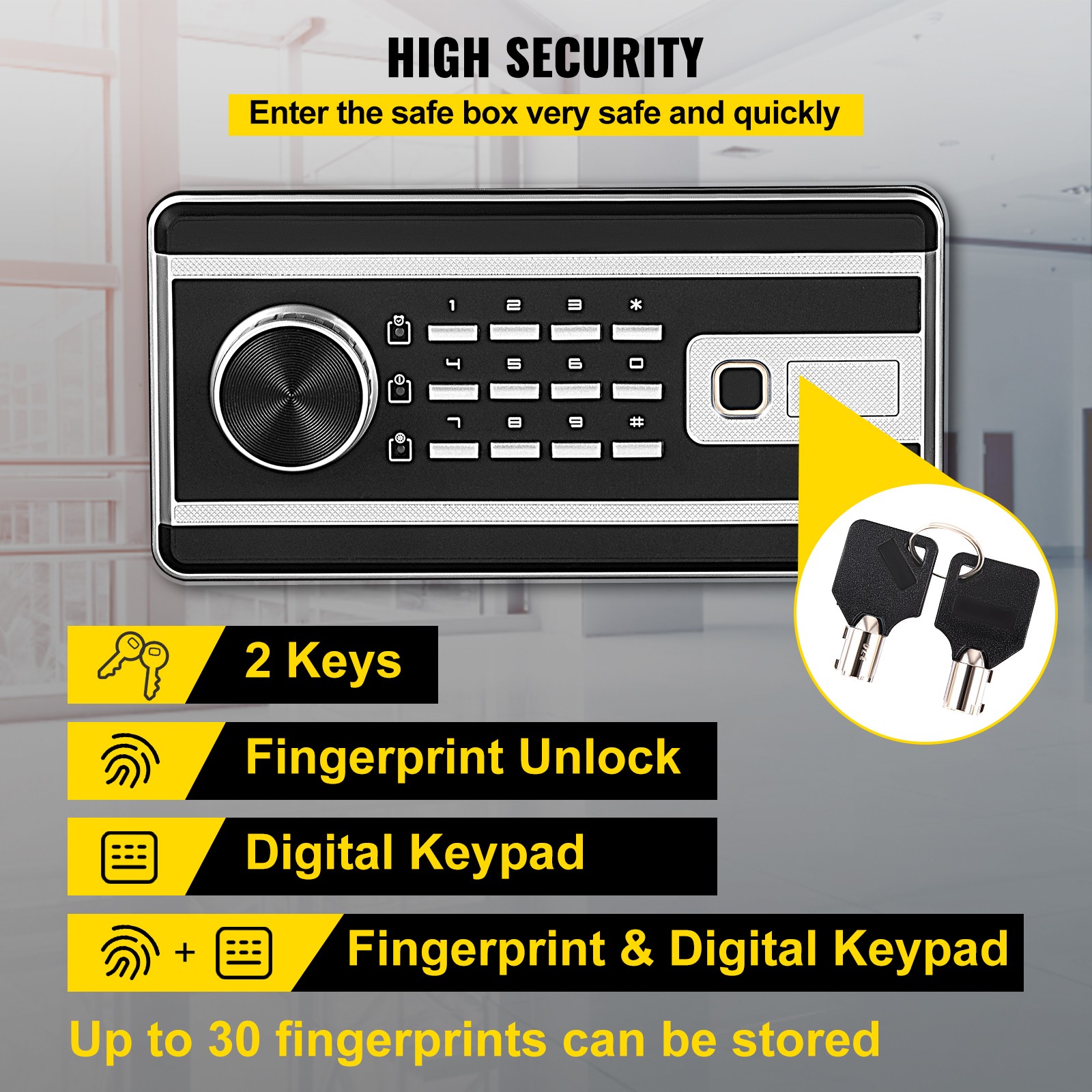 Kunci Kotak Aman Keamanan 2.1  - Home Security Officer ulasan dan harga