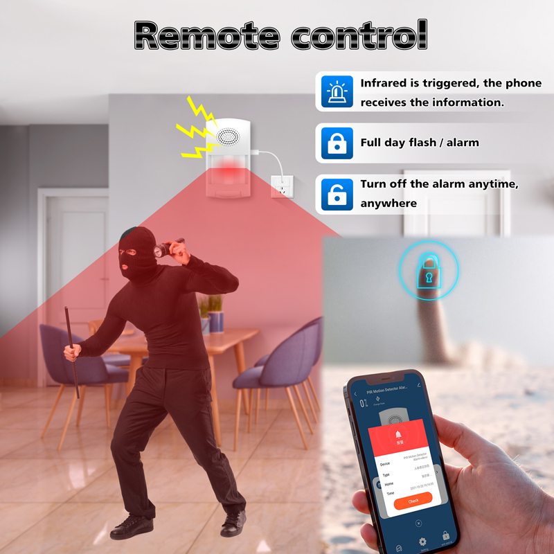 Tuya WiFi PIR Inframerah Senso - Home Security Devices ulasan dan harga
