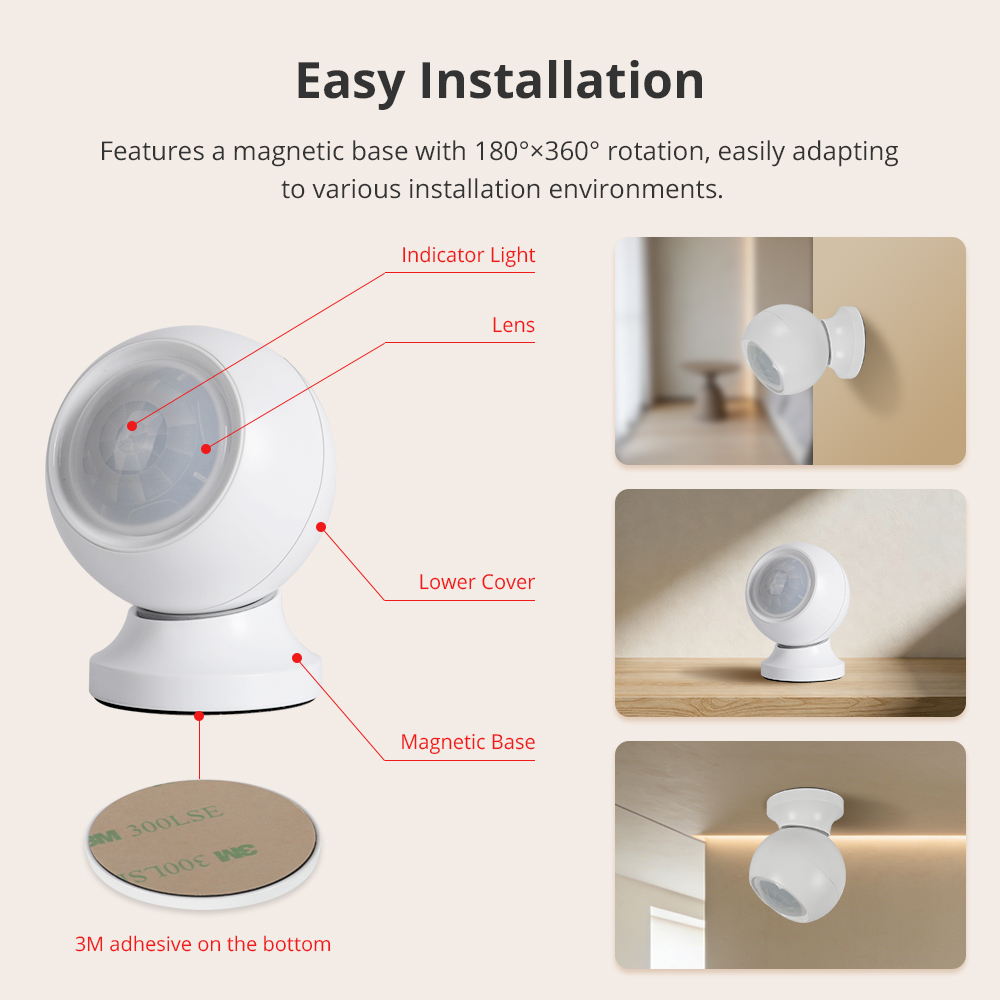 Sensor Kehadiran Manusia Zigbe - Home Security Radar System ulasan dan harga