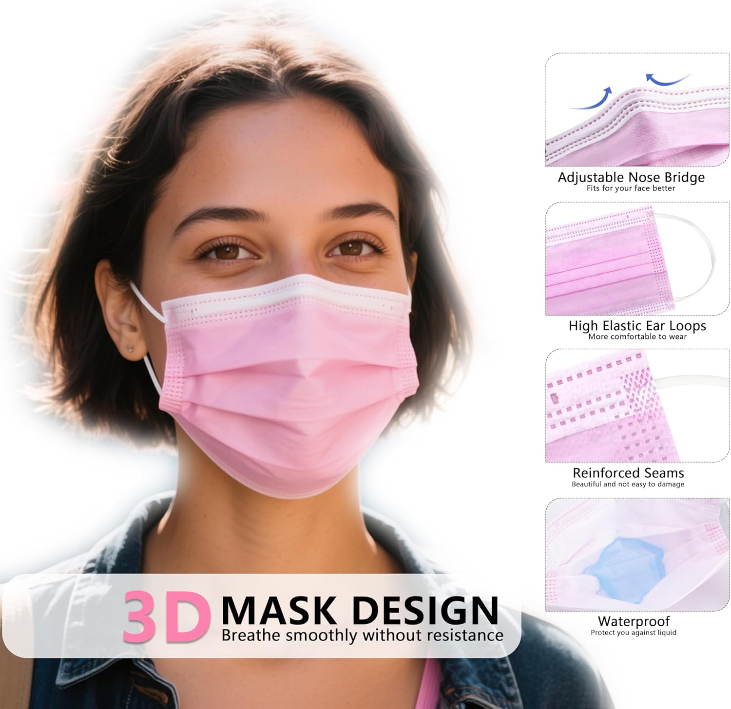 100 Buah Masker Sekali Pakai W - Home Security Officer ulasan dan harga
