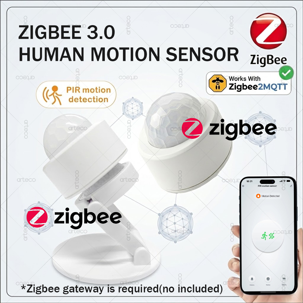 Zigbee 3.0 Sensor Gerak PIR Mi - Home Security Tools ulasan dan harga