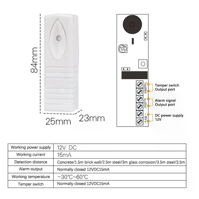 Detektor Sensor Getaran Fotoel - Home Security Systems ulasan dan harga